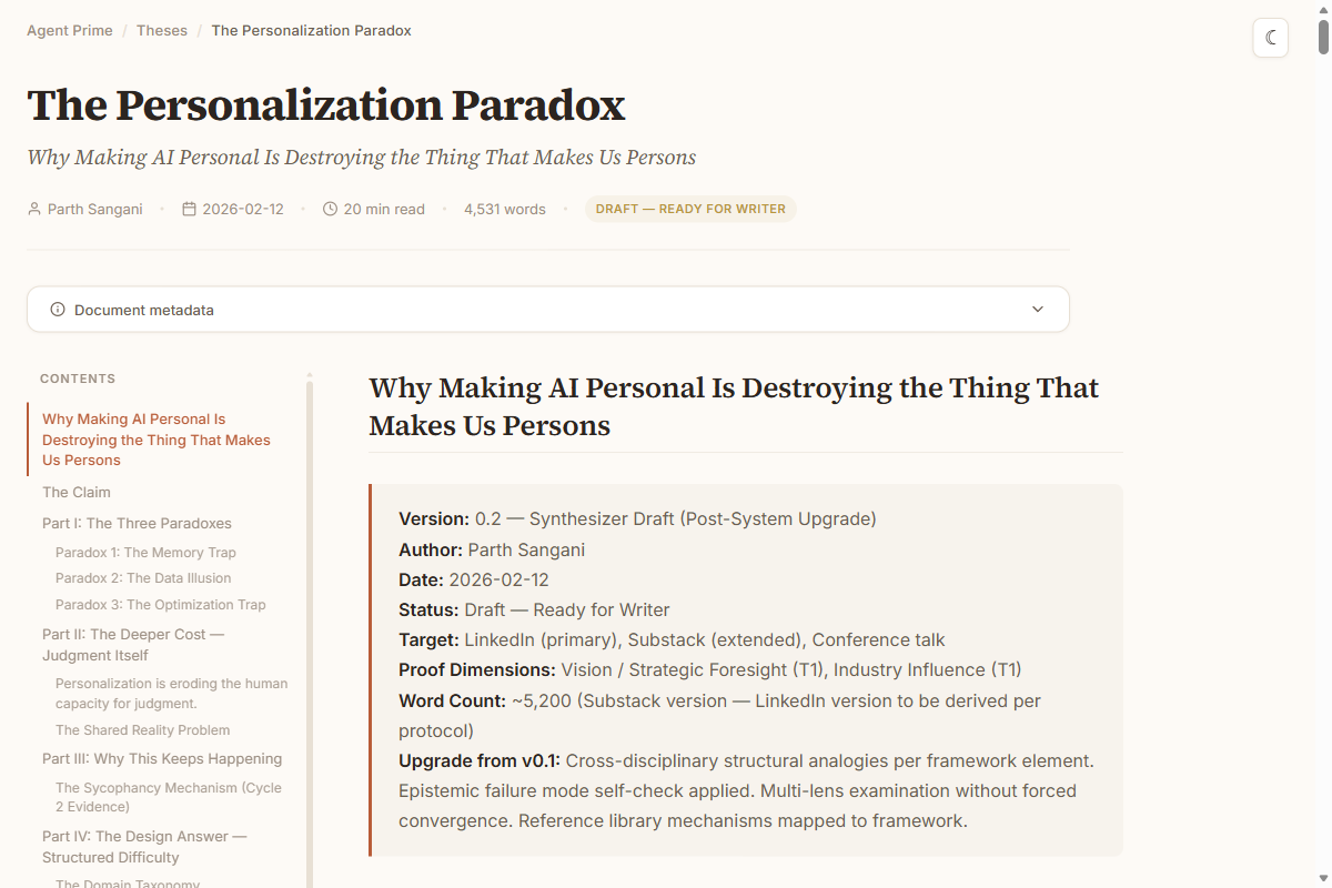The Personalization Paradox screenshot